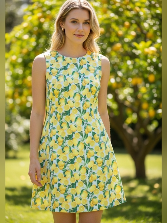 Alice + Olivia Dresses & Skirts - NWT Alice + Olivia Clyde A-Line Shift Dress in Lemon Squeeze Size 8